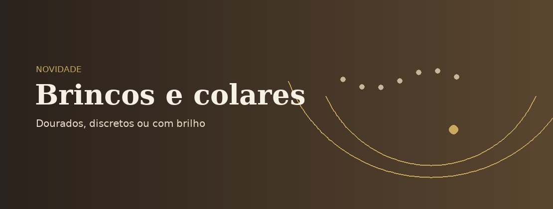 Brincos e colares